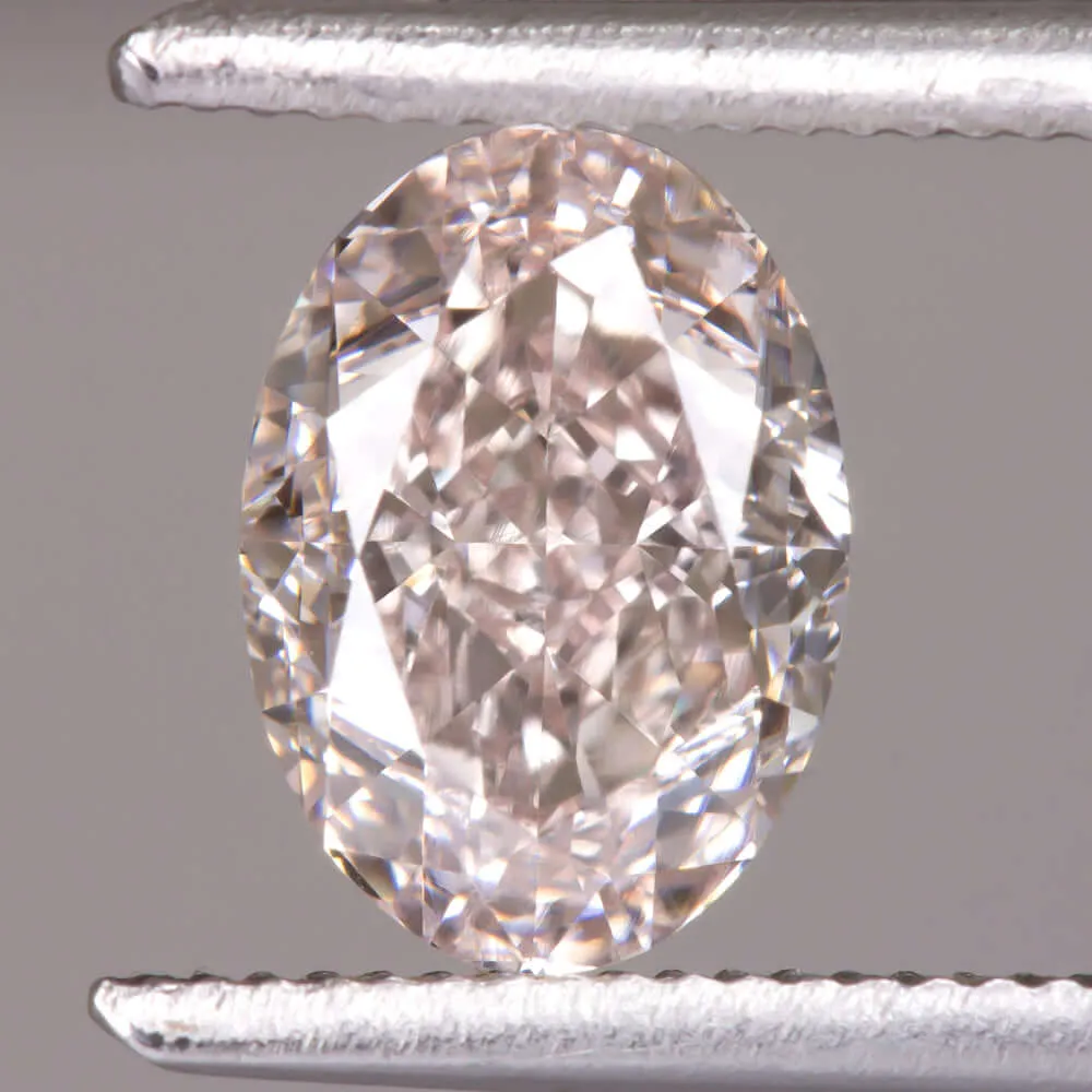 1 CARAT GIA CERTIFIED FANCY LIGHT PINK SI1 DIAMOND NATURAL OVAL SHAPE CUT LOOSE