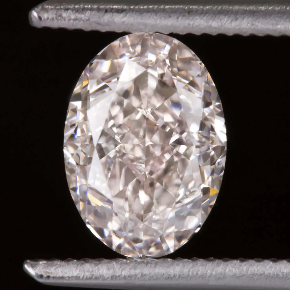 1 CARAT GIA CERTIFIED FANCY LIGHT PINK SI1 DIAMOND NATURAL OVAL SHAPE CUT LOOSE