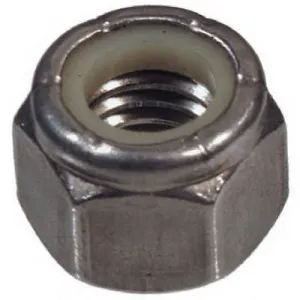 100 ea HILLMAN 829720 1/4"-20 STAINLESS NYLON HEX NUT
