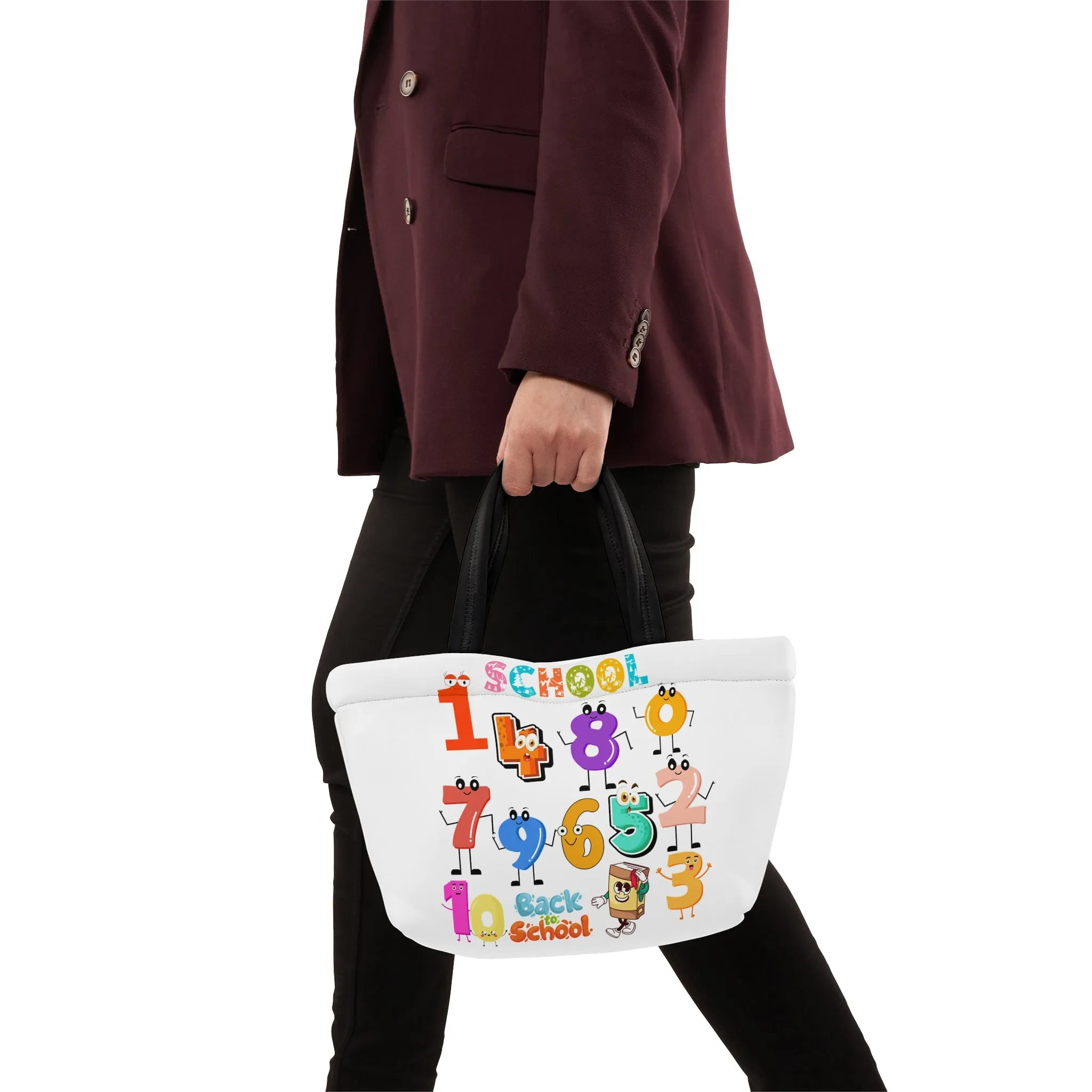 123 Lunch Bag, Back To School Lunch Bag, Back to Learning Lunch Bag, Ready for School Lunch Bag. First day Of School.