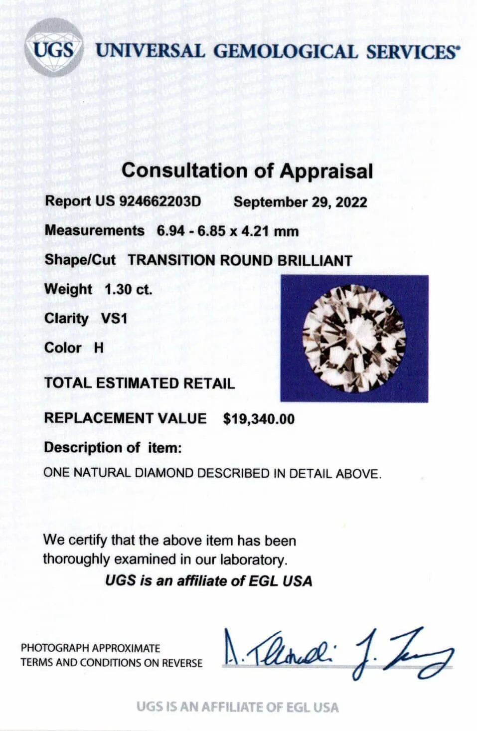 1.30ct CERTIFIED H VS1 OLD CUT DIAMOND VINTAGE TRANSITIONAL EUROPEAN NATURAL