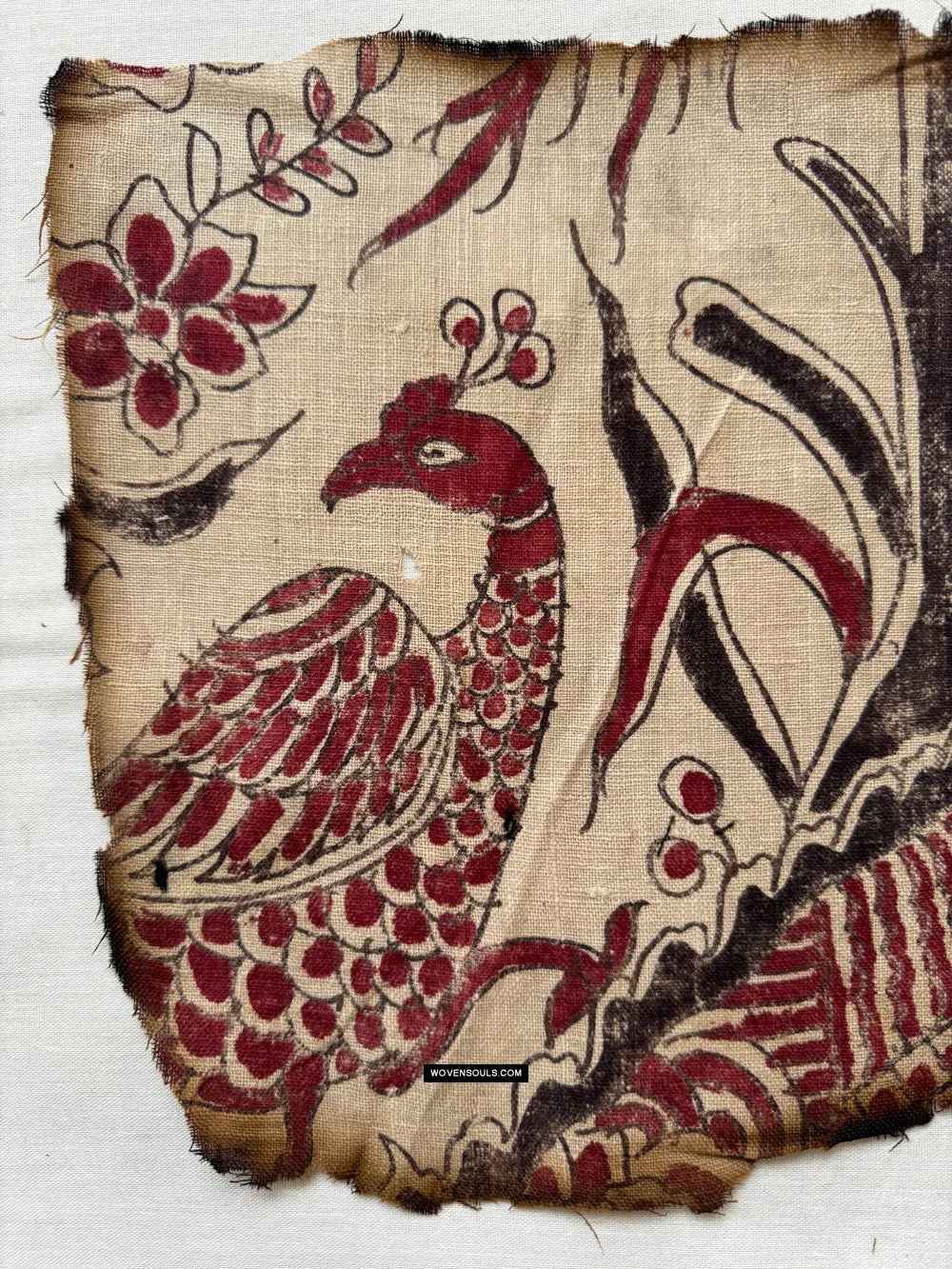 1942 Antique Indian Trade Textile Toraja Fragment
