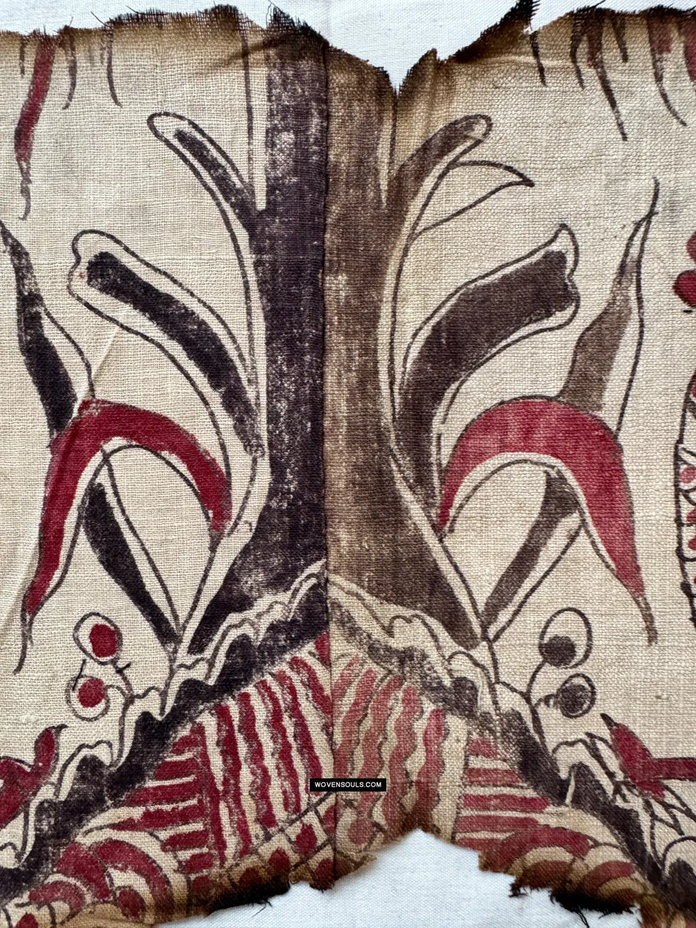 1942 Antique Indian Trade Textile Toraja Fragment