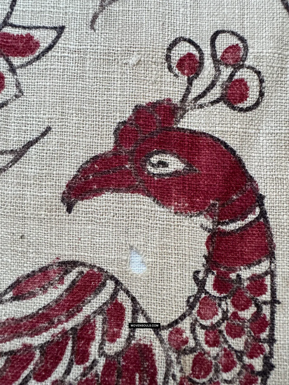 1942 Antique Indian Trade Textile Toraja Fragment