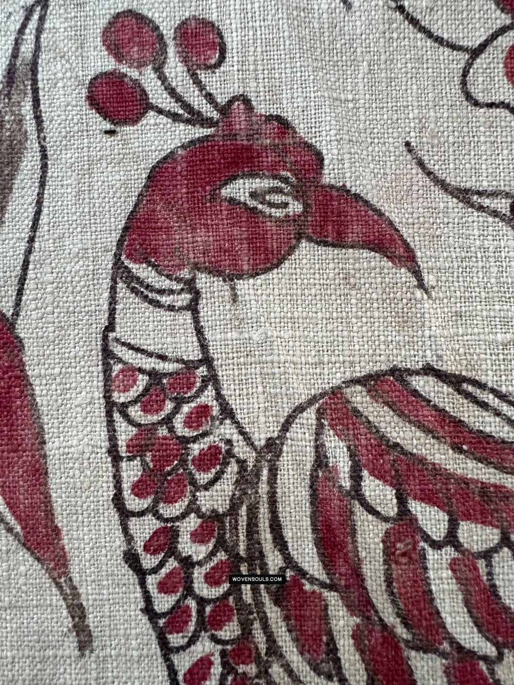 1942 Antique Indian Trade Textile Toraja Fragment