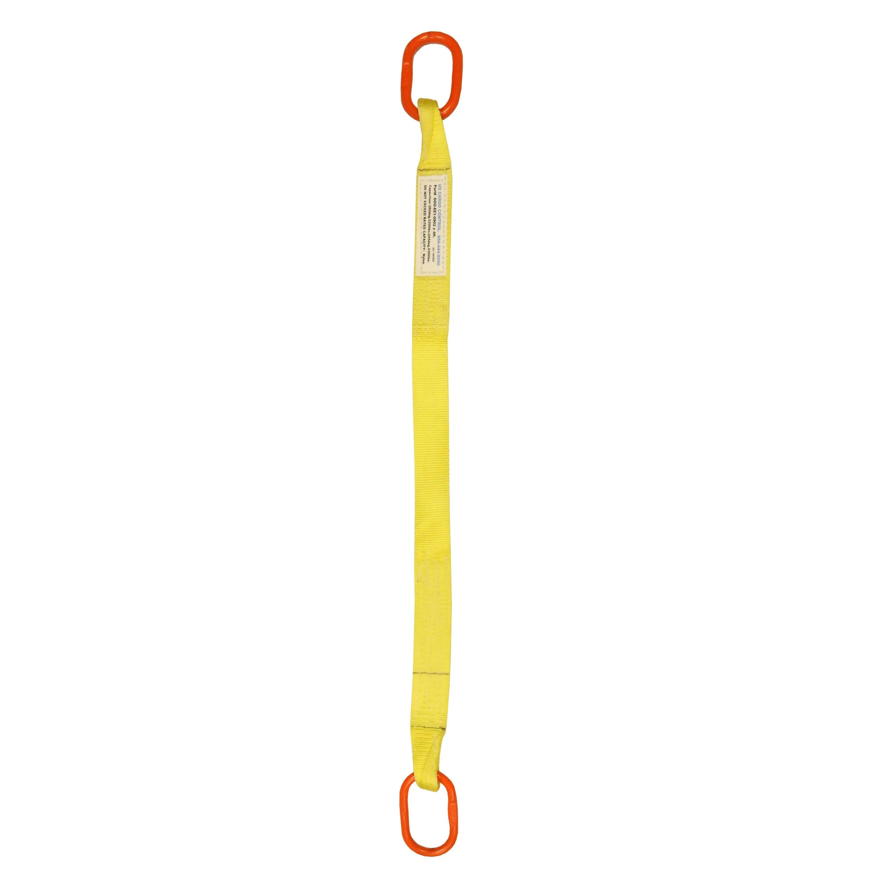 1"x3' (2 ply) Single Leg Nylon Sling w/ Master Link Both Ends