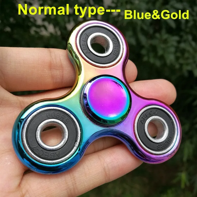 2017 New Focus Toys Printing EDC Fidget Spinner Toy Austism ADHD Education&Learning Toys