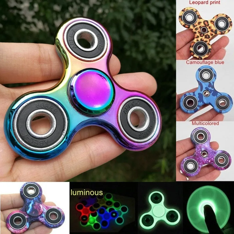 2017 New Focus Toys Printing EDC Fidget Spinner Toy Austism ADHD Education&Learning Toys