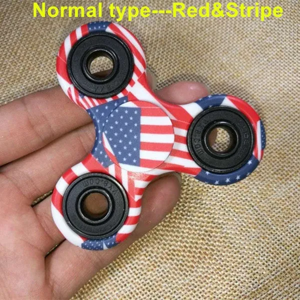 2017 New Focus Toys Printing EDC Fidget Spinner Toy Austism ADHD Education&Learning Toys