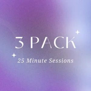 3-Pack - 25 Minute Sessions