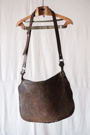 【~30's】French Vintage Fishing Leather Bag