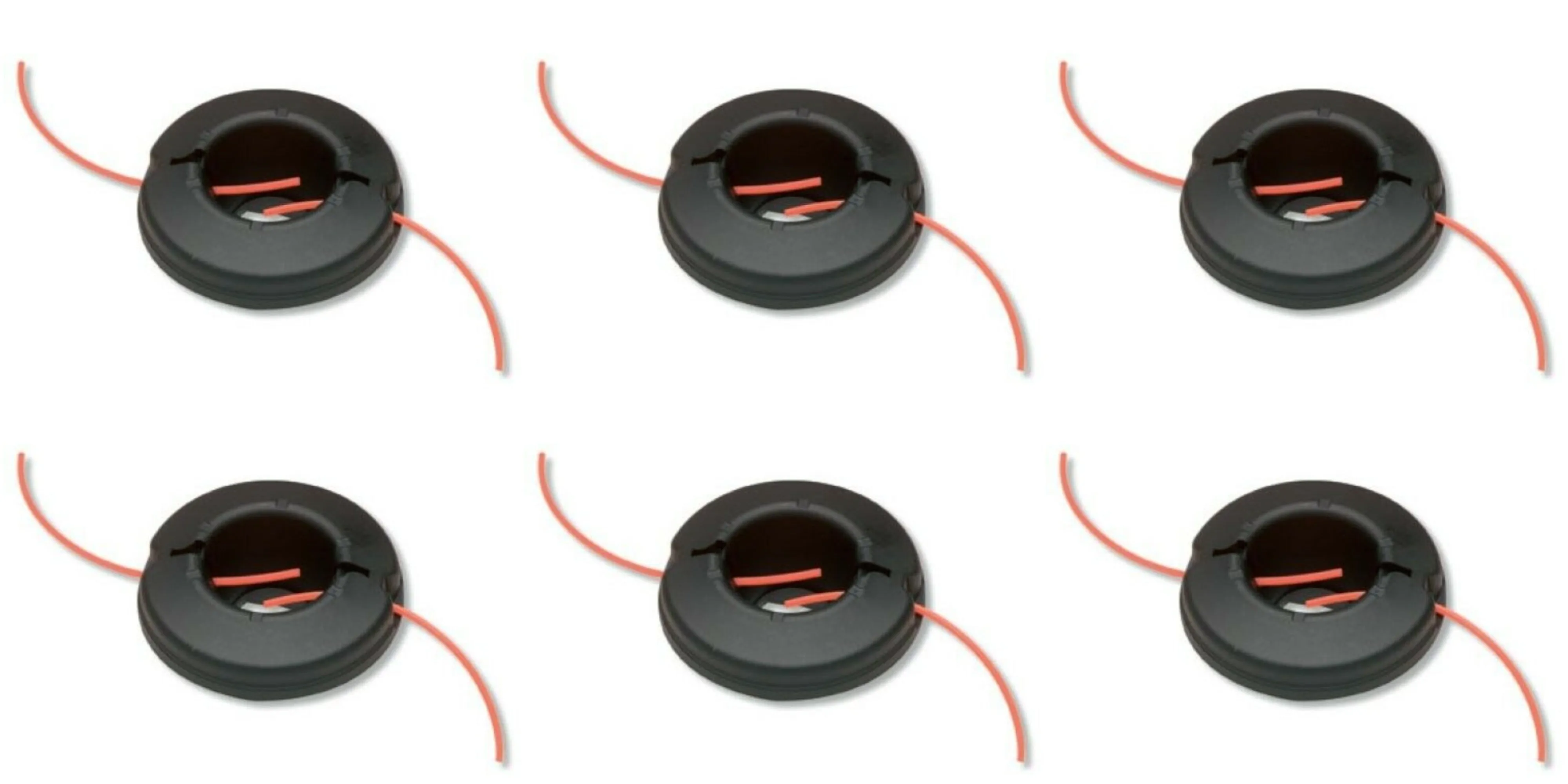 (6 Pack) Echo Rapid-Loader Two Line Trimmer Head 21560056