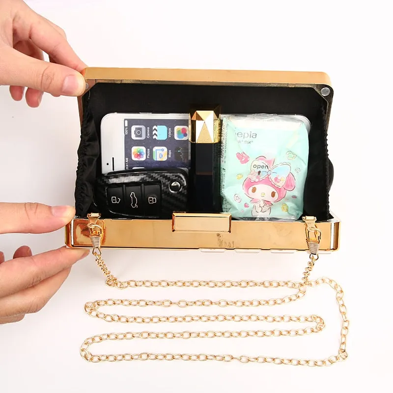 Acrylic Evening Bag, Party, Wedding Clutch Bag 44
