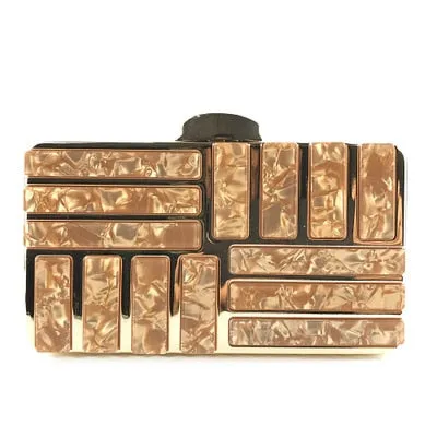 Acrylic Evening Bag, Party, Wedding Clutch Bag 44