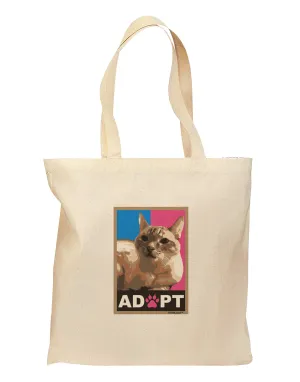 Adopt Cute Kitty Cat Adoption Grocery Tote Bag