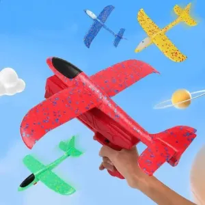 Airplane Launcher Toy Bubble Catapult Airplane Toy