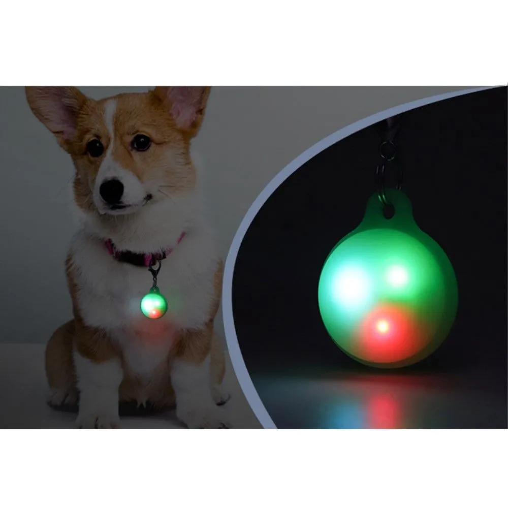 AirTags luminous silicone cover with keychain - Luminous Blue