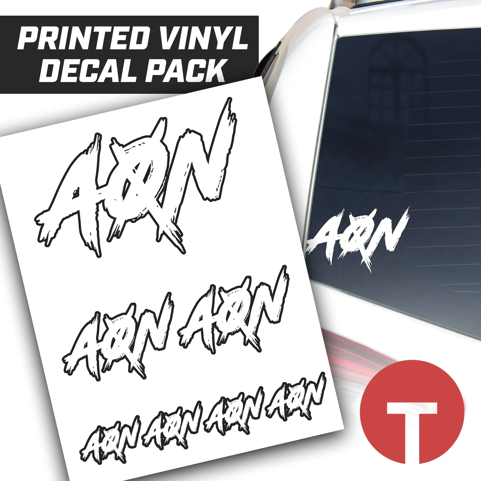 All Or Nothing - Logo Vinyl Decal Pack