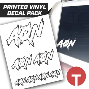 All Or Nothing - Logo Vinyl Decal Pack