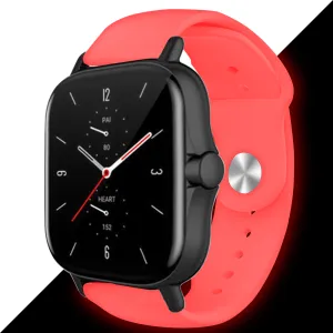 Amazfit GTS 2 Fluorescent Silicone Strap (Red)