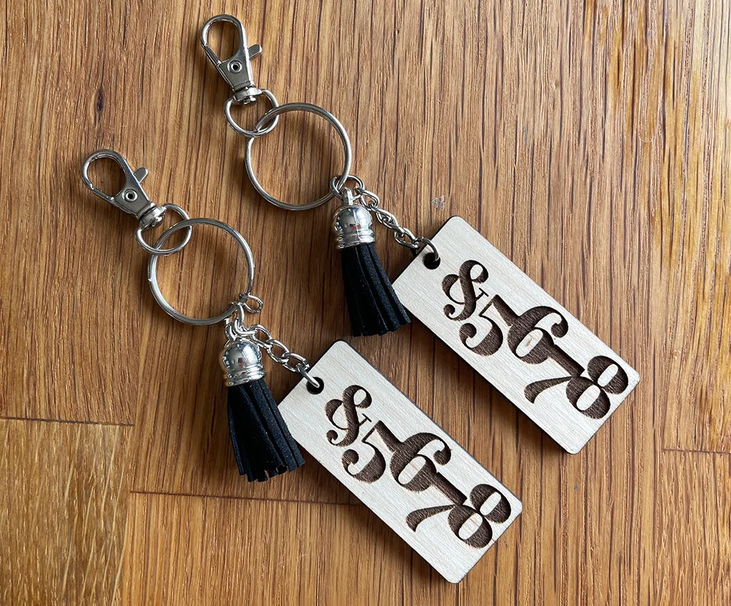 &5678 Maple Keychain
