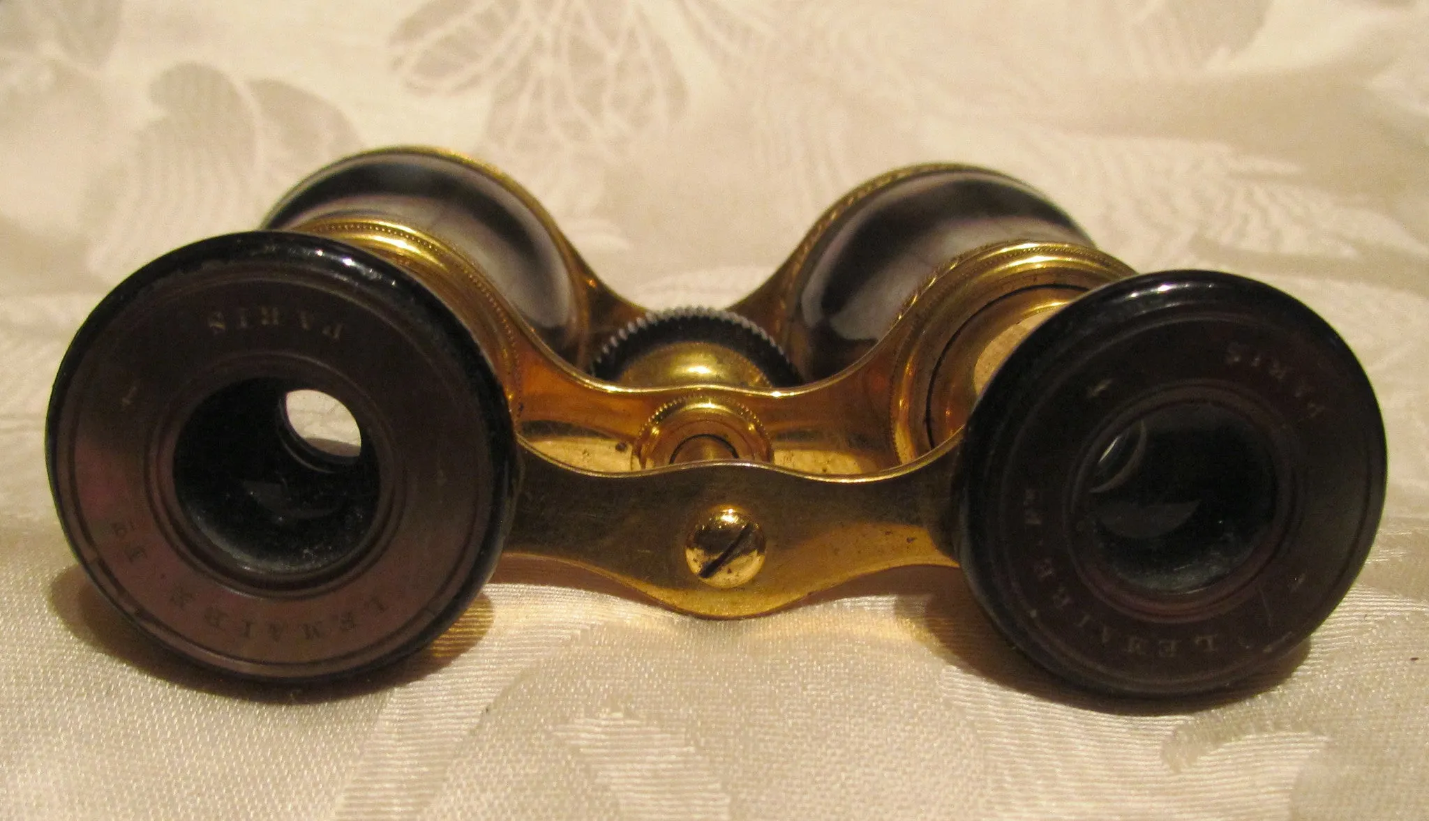 Antique LeMaire Fi Opera Glasses Paris Mother Of Pearl Theater Glasses Binoculars MOP Opera Glasses