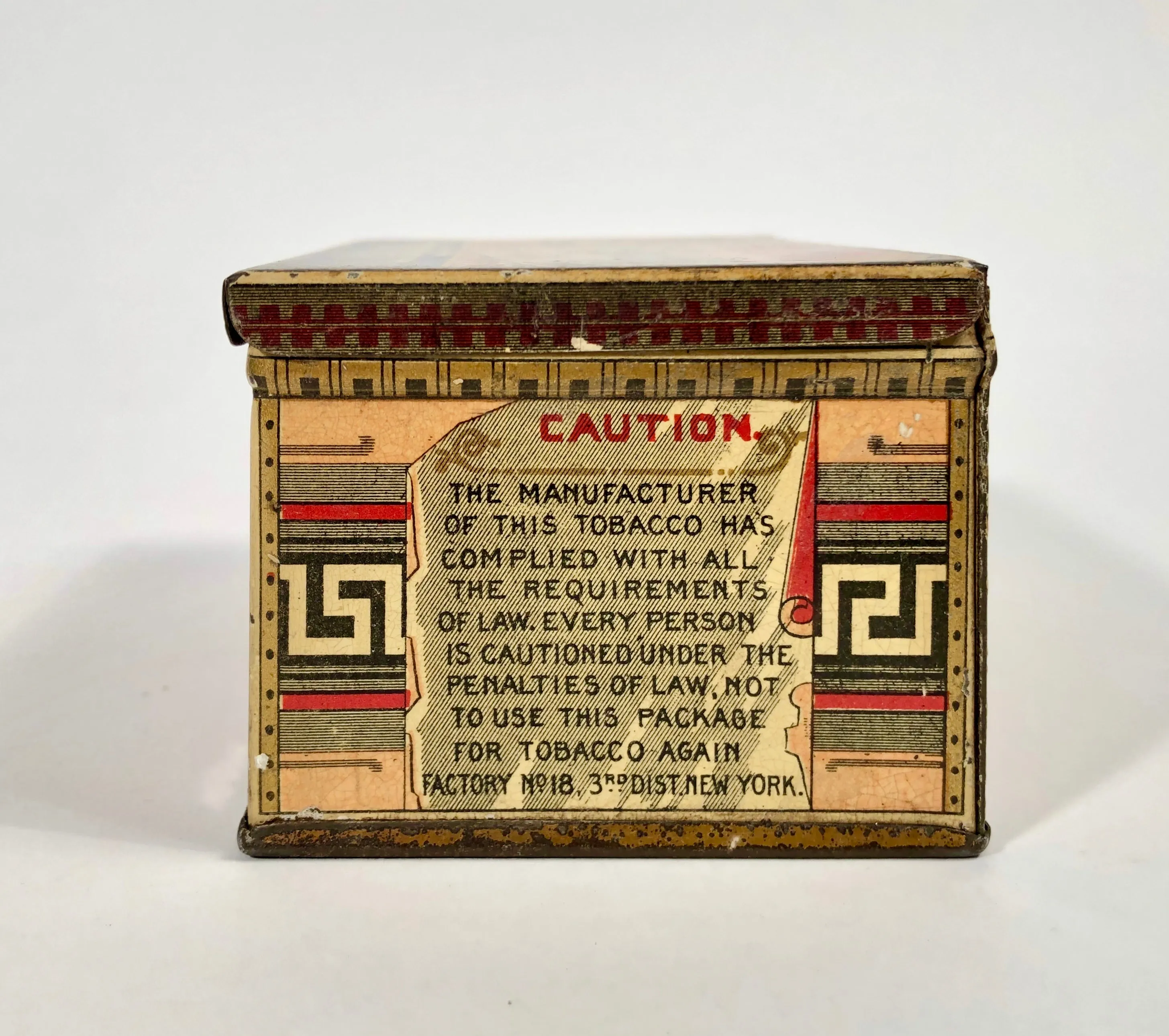 Antique MONOPOL LONDON CLUB Mixture Smoking Tobacco Tin || EMPTY
