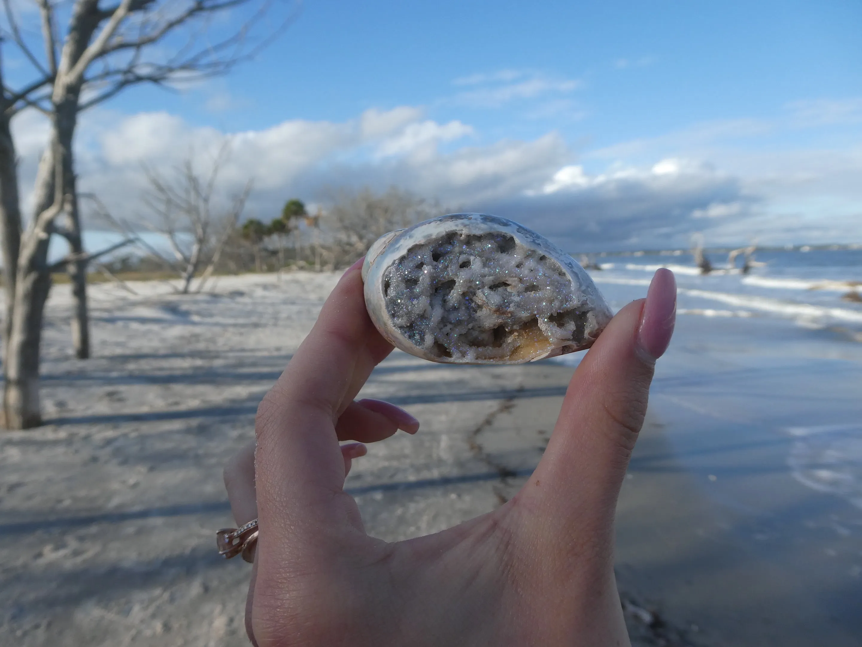 Aura Druzy Shell (#13)