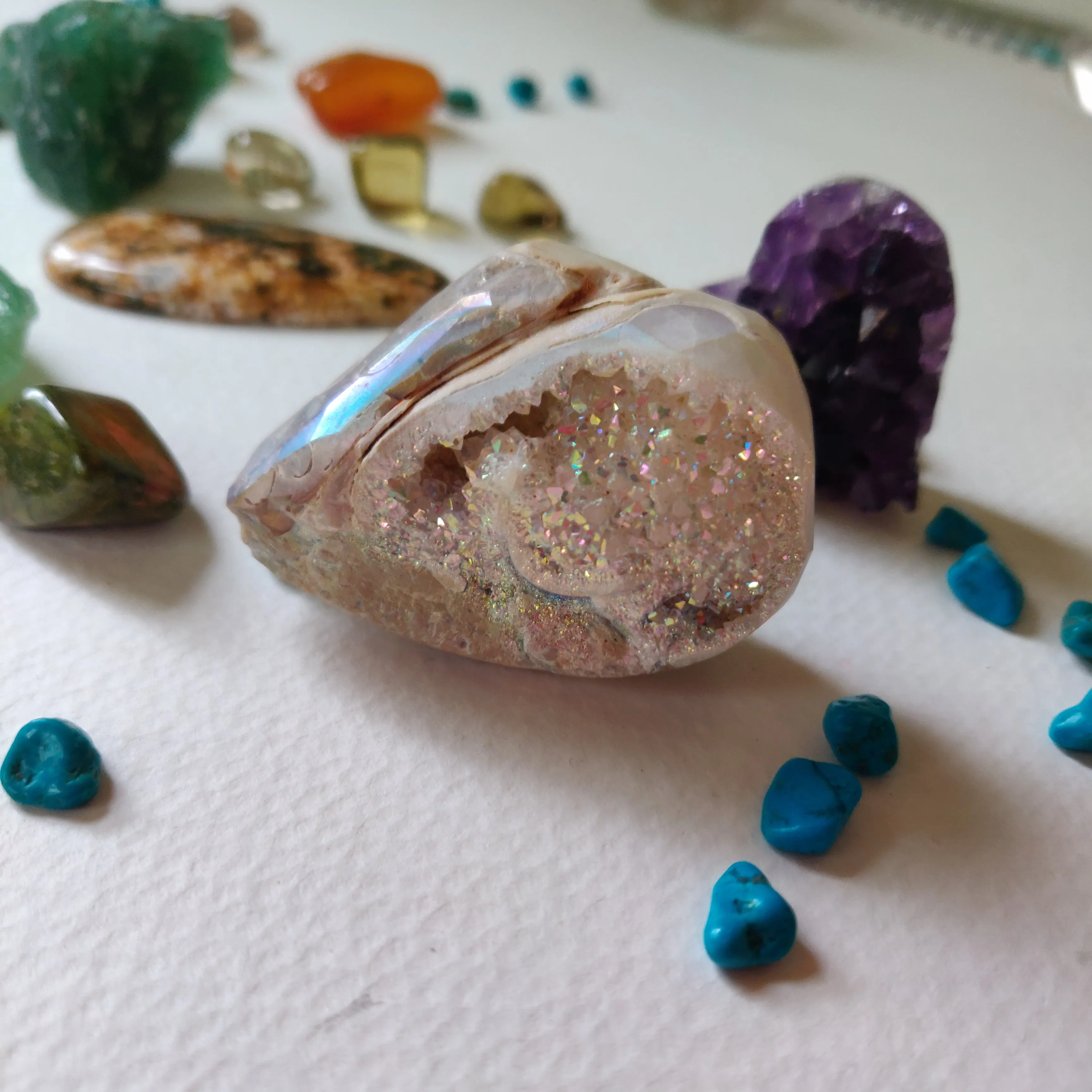 Aura Druzy Shell (#16)