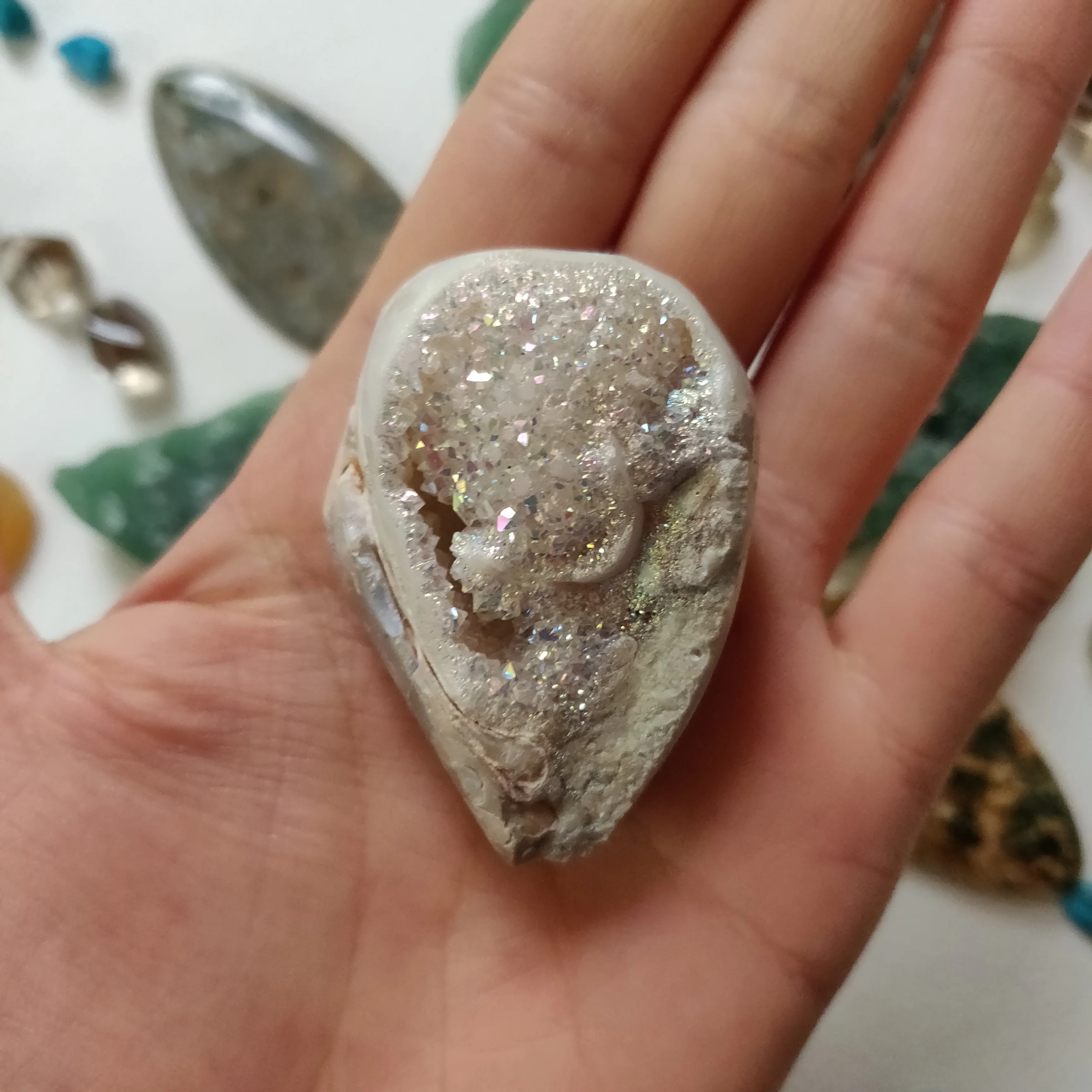 Aura Druzy Shell (#16)