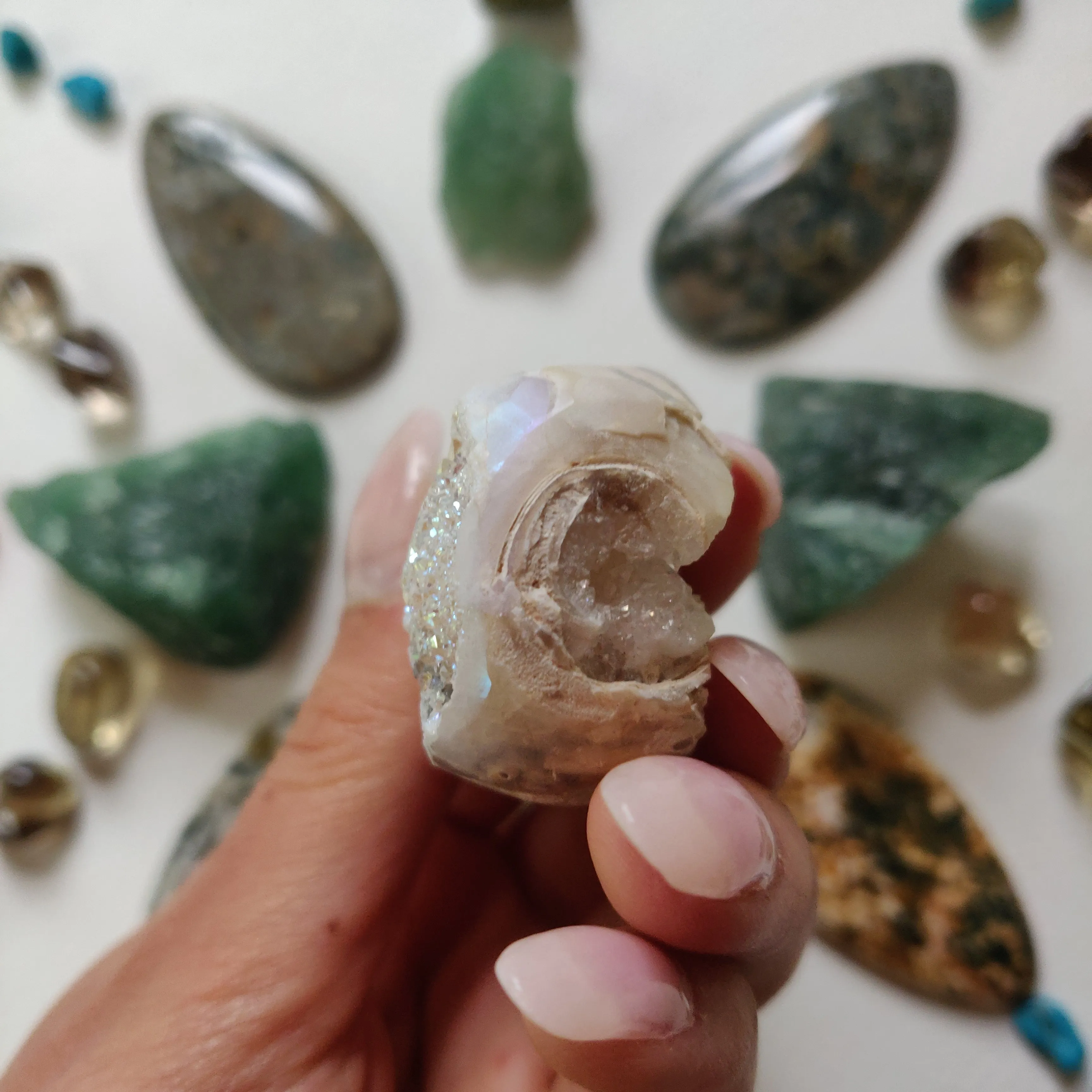 Aura Druzy Shell (#16)