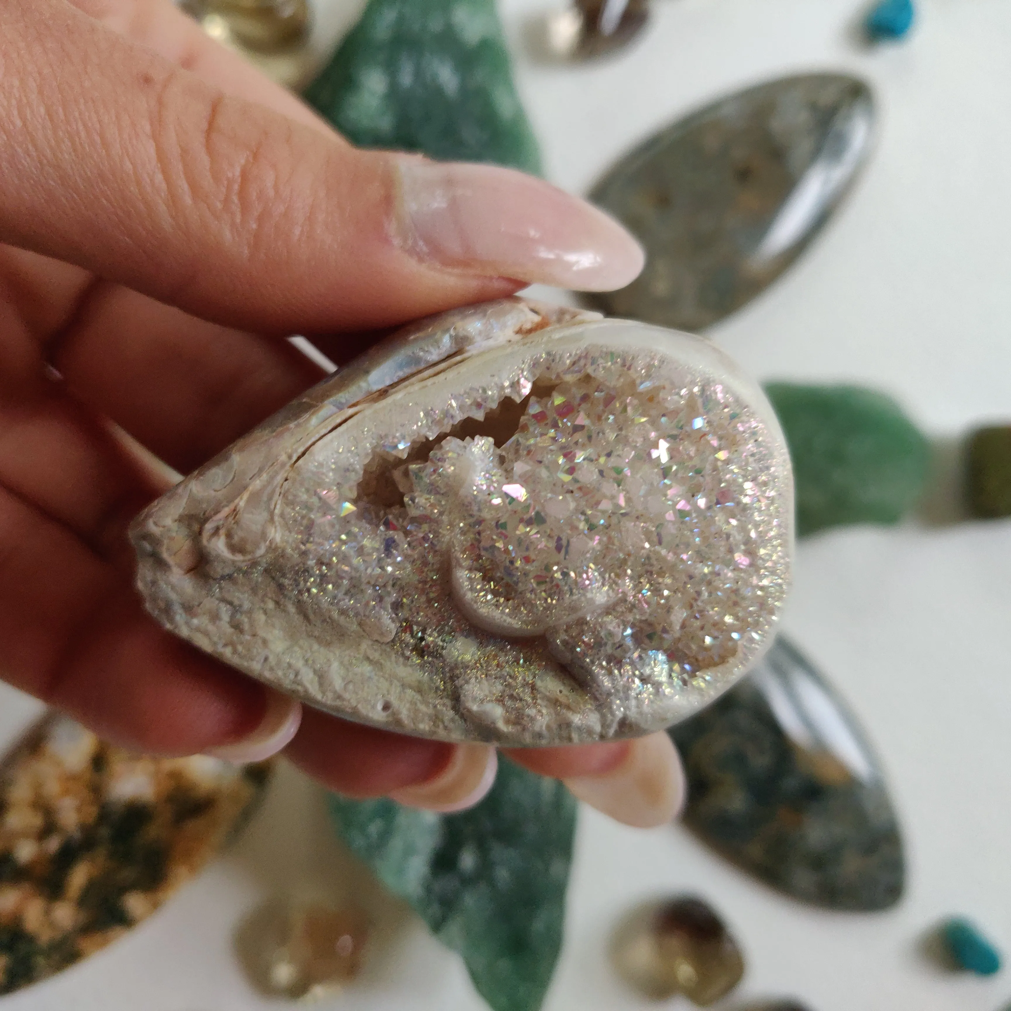 Aura Druzy Shell (#16)