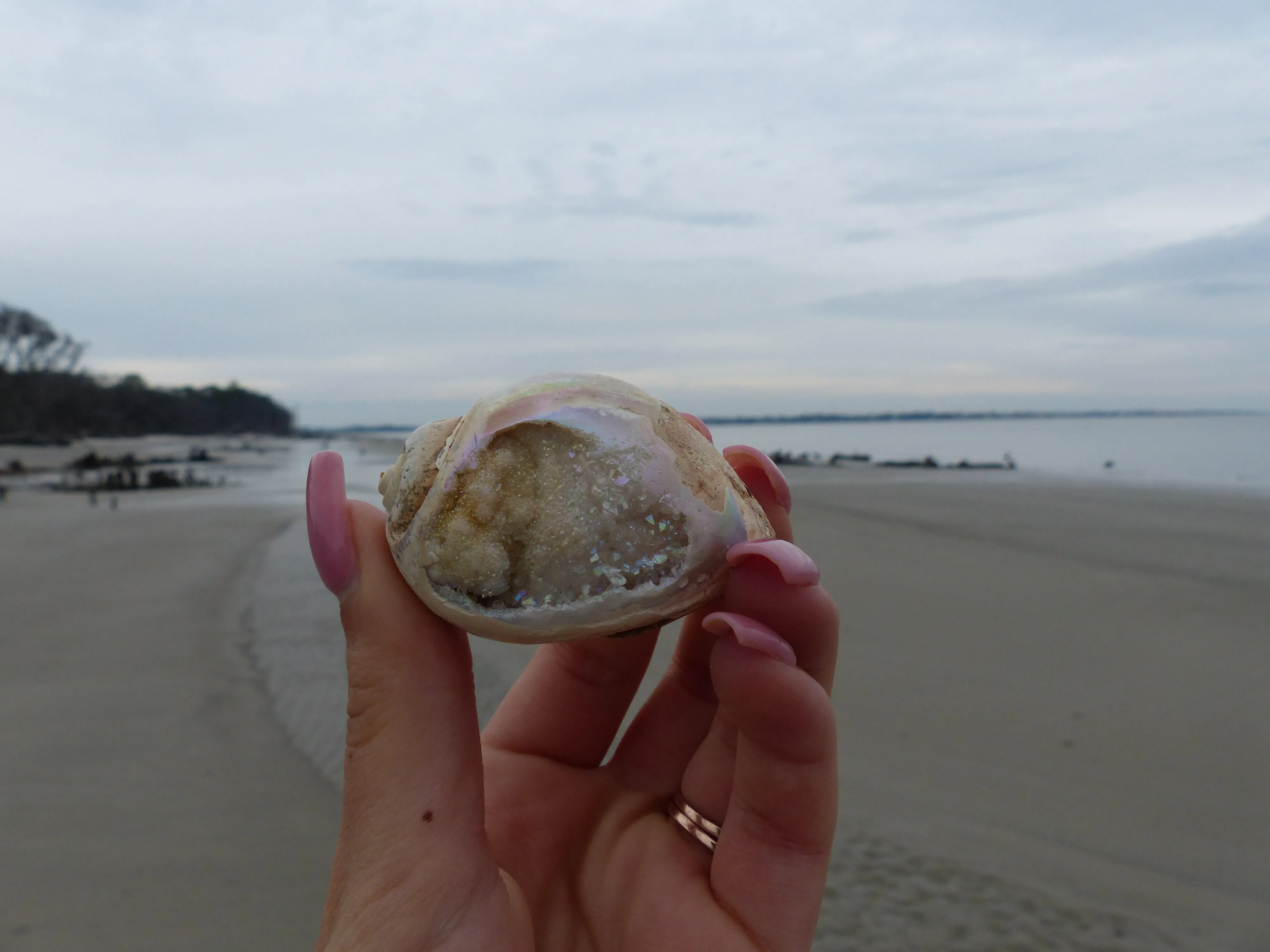 Aura Druzy Shell (#9)