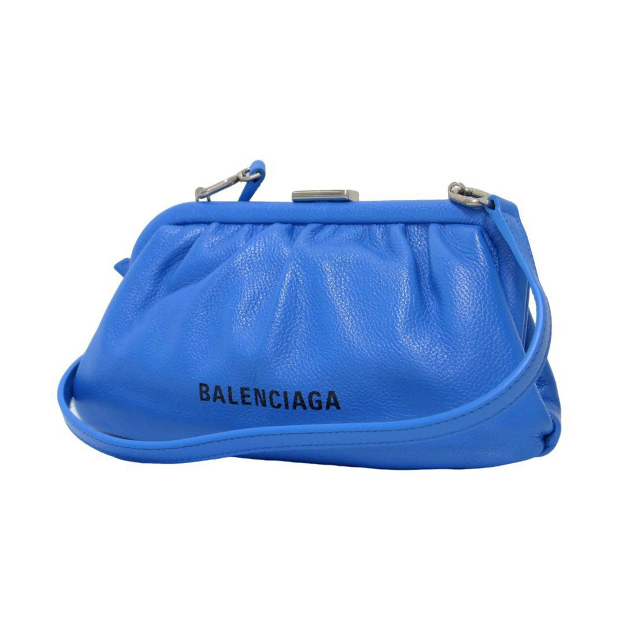 Balenciaga Blue Leather Bag