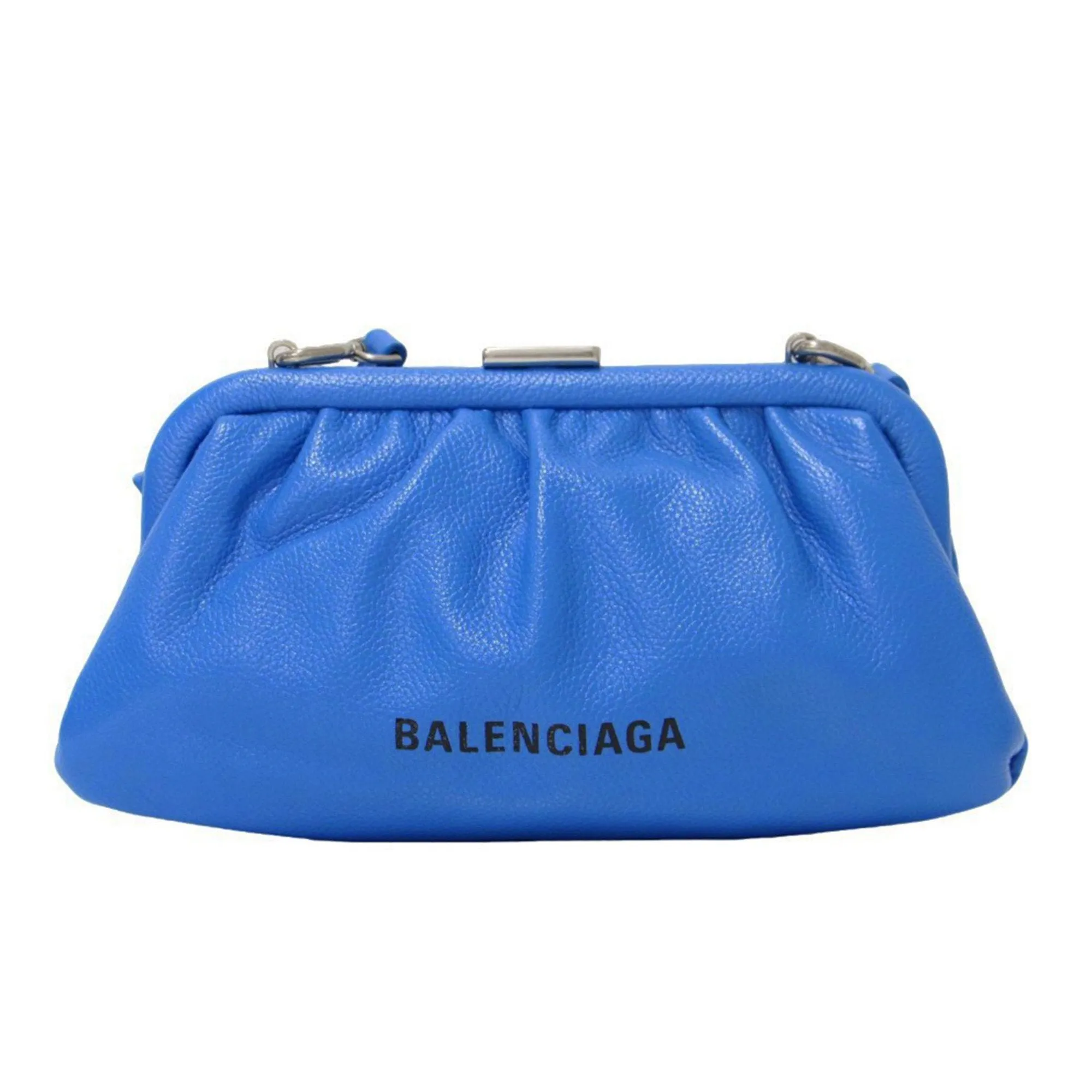 Balenciaga Blue Leather Bag