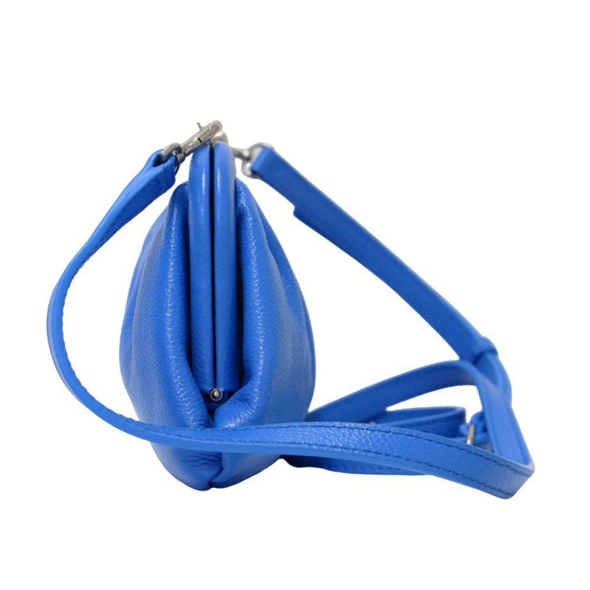 Balenciaga Blue Leather Bag