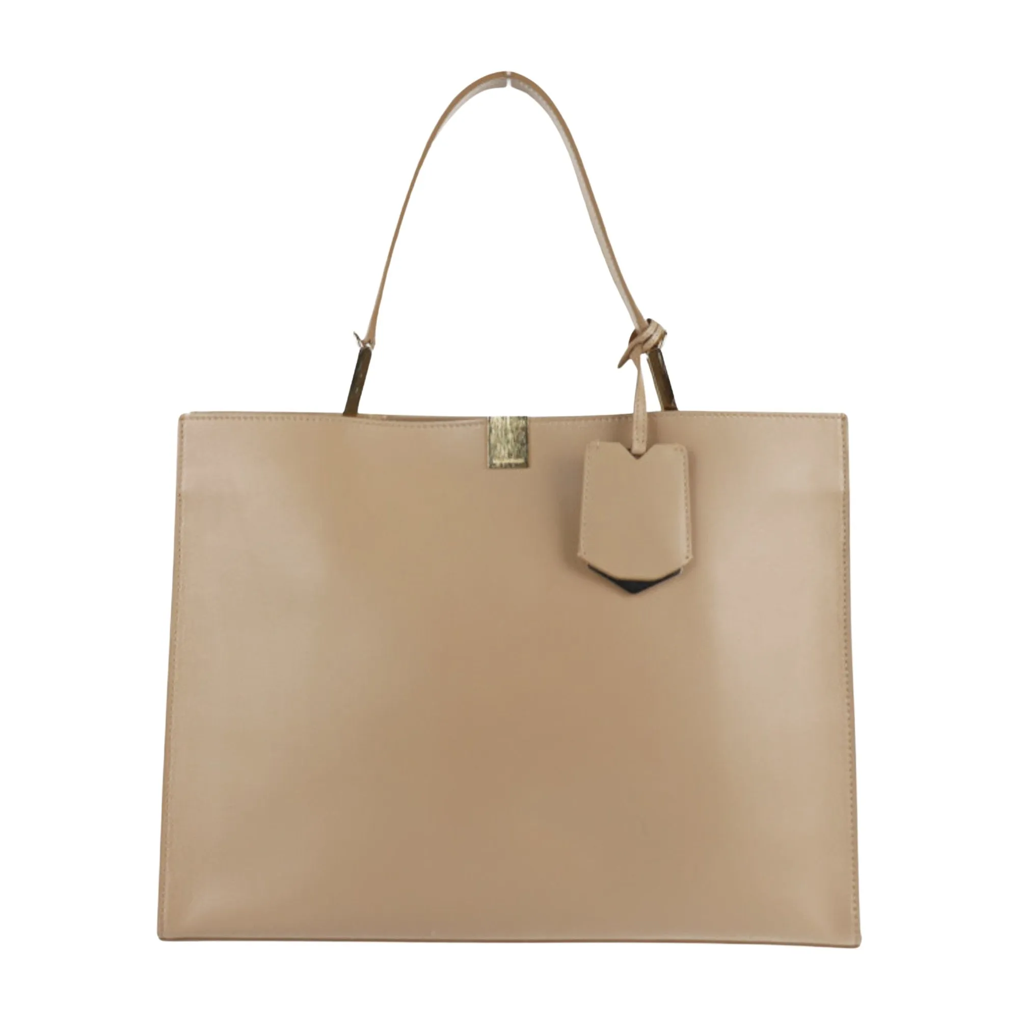 Balenciaga Dix Beige Leather Bag