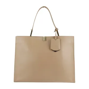 Balenciaga Dix Beige Leather Bag