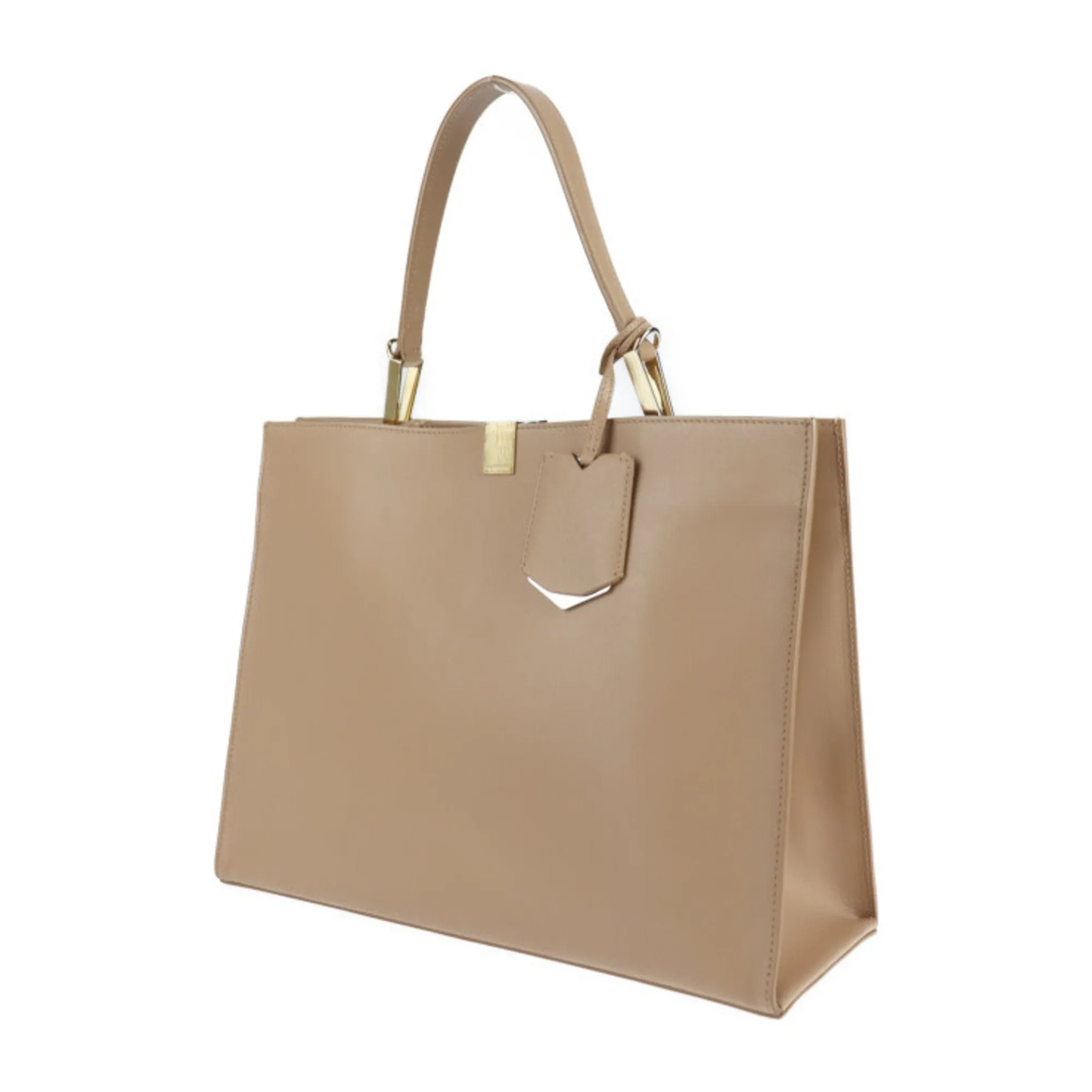 Balenciaga Dix Beige Leather Bag