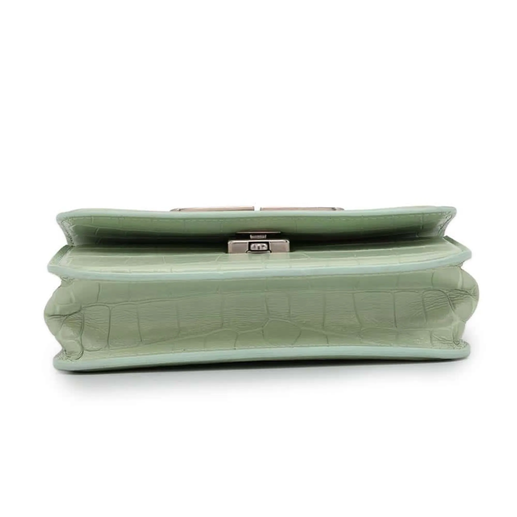 Balenciaga Green Exotic Leathers Bag