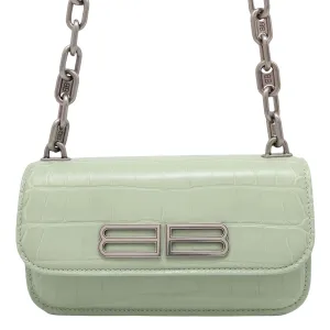 Balenciaga Green Exotic Leathers Bag