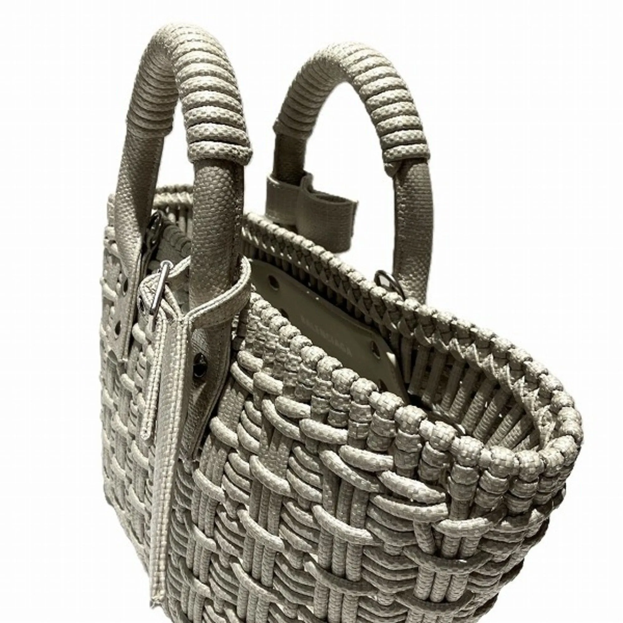 Balenciaga Grey Vinyl Bag