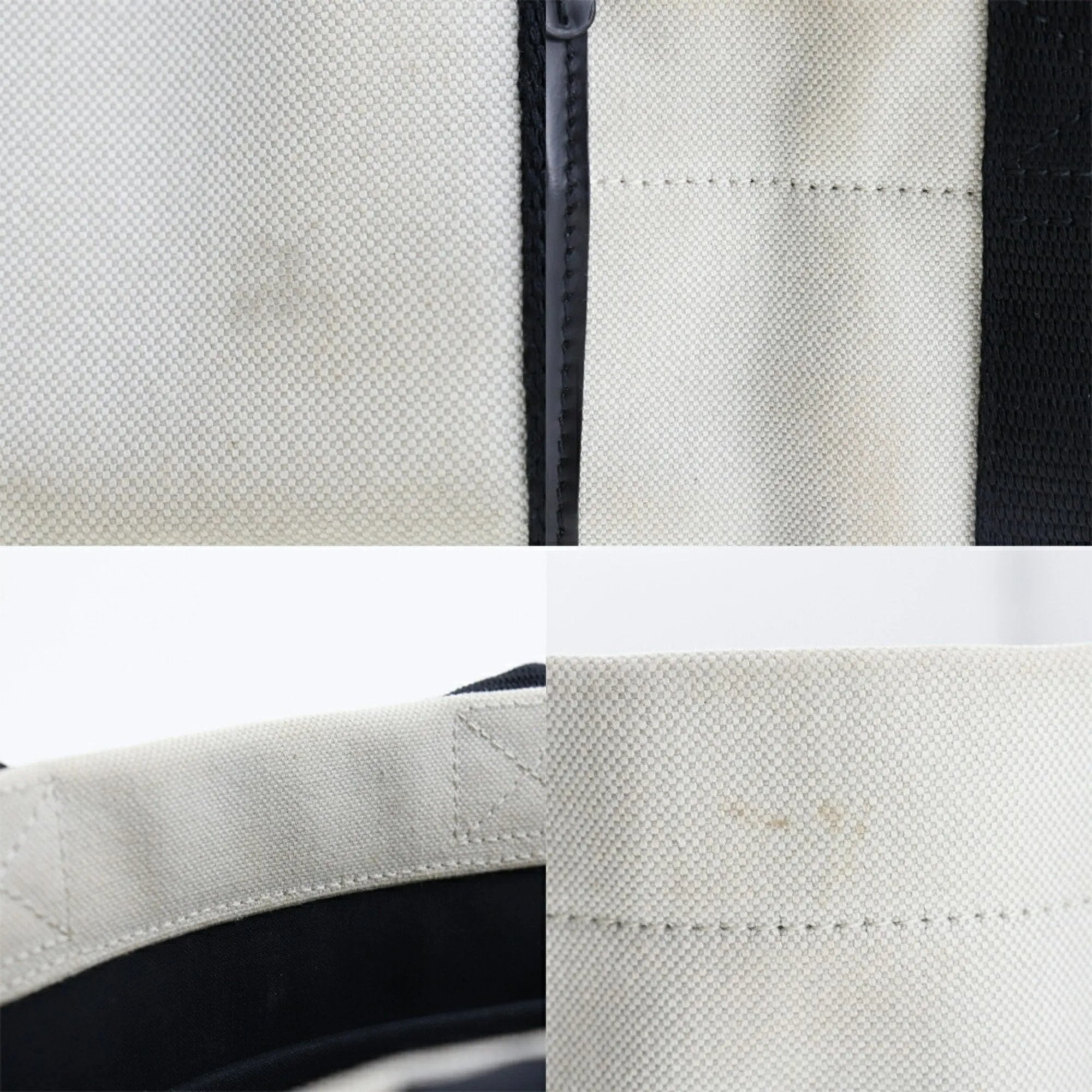 Balenciaga Hardware White Canvas Bag
