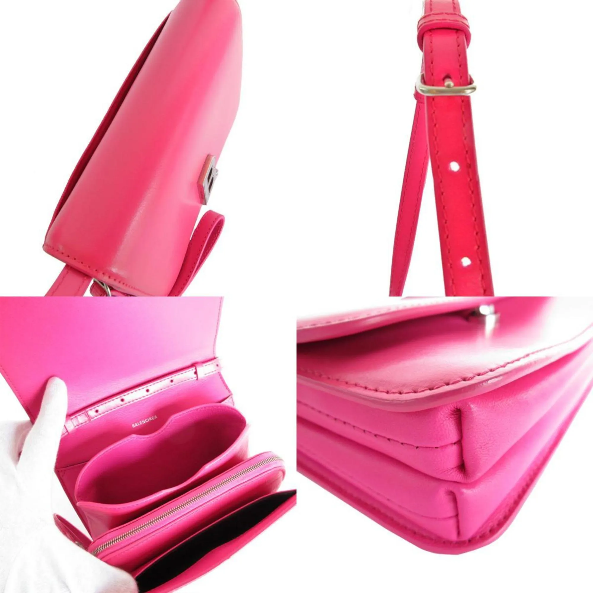 Balenciaga Pink Leather Bag