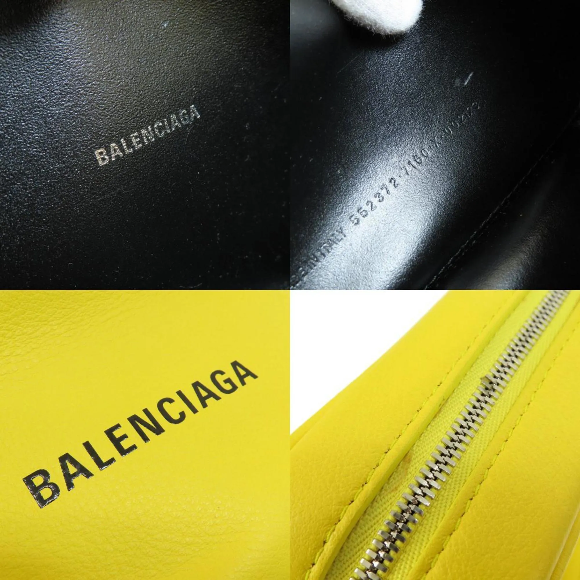 Balenciaga Yellow Leather Bag