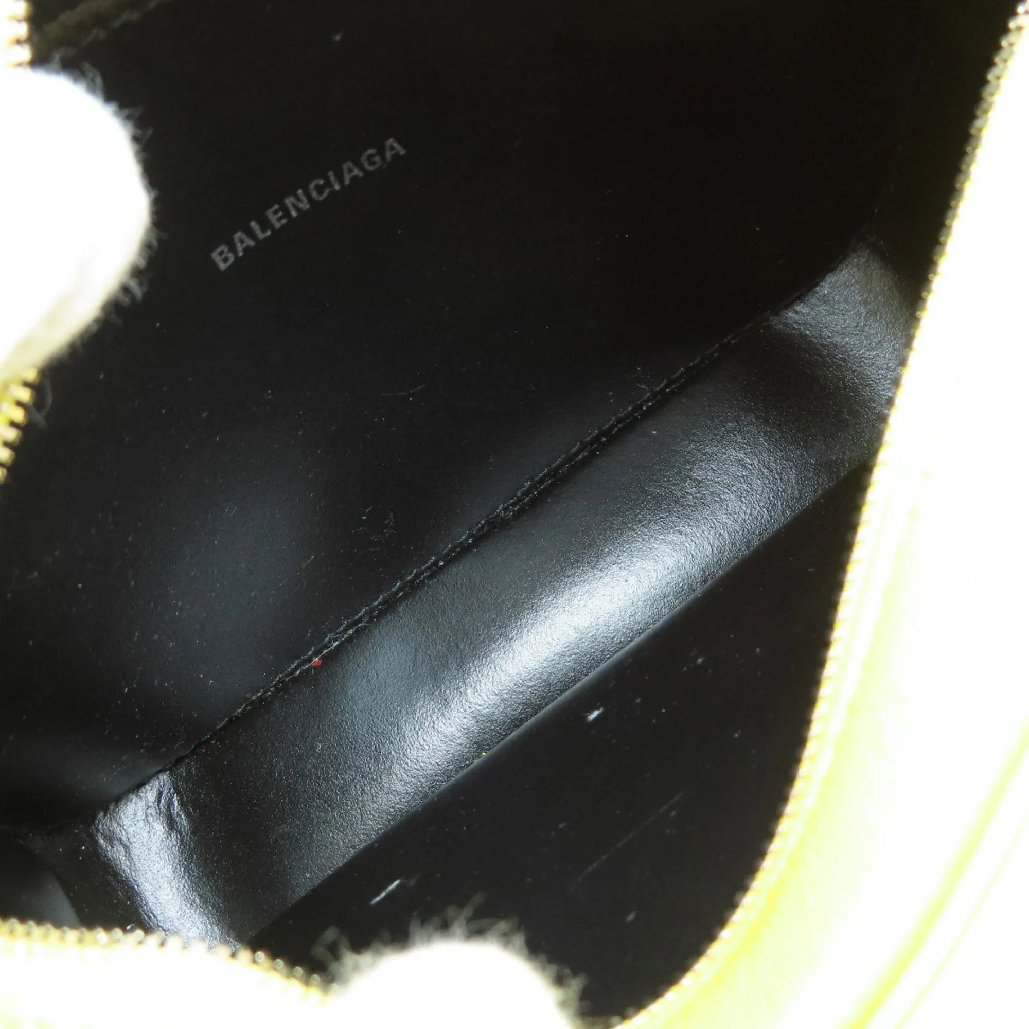 Balenciaga Yellow Leather Bag