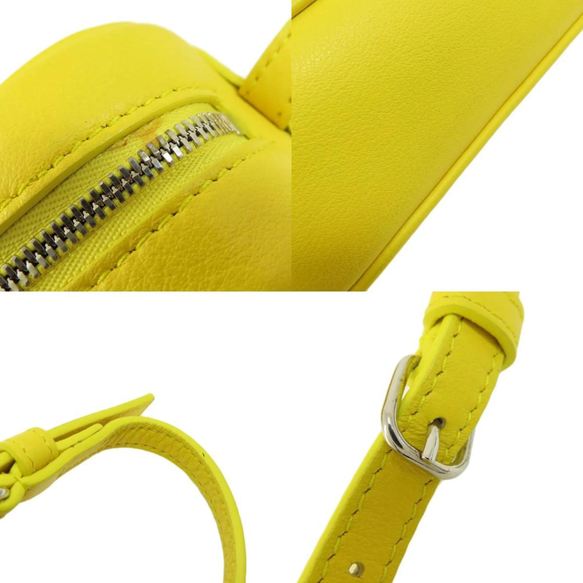 Balenciaga Yellow Leather Bag