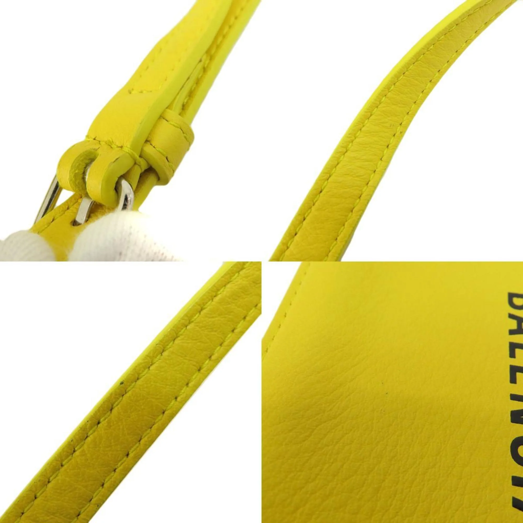 Balenciaga Yellow Leather Bag