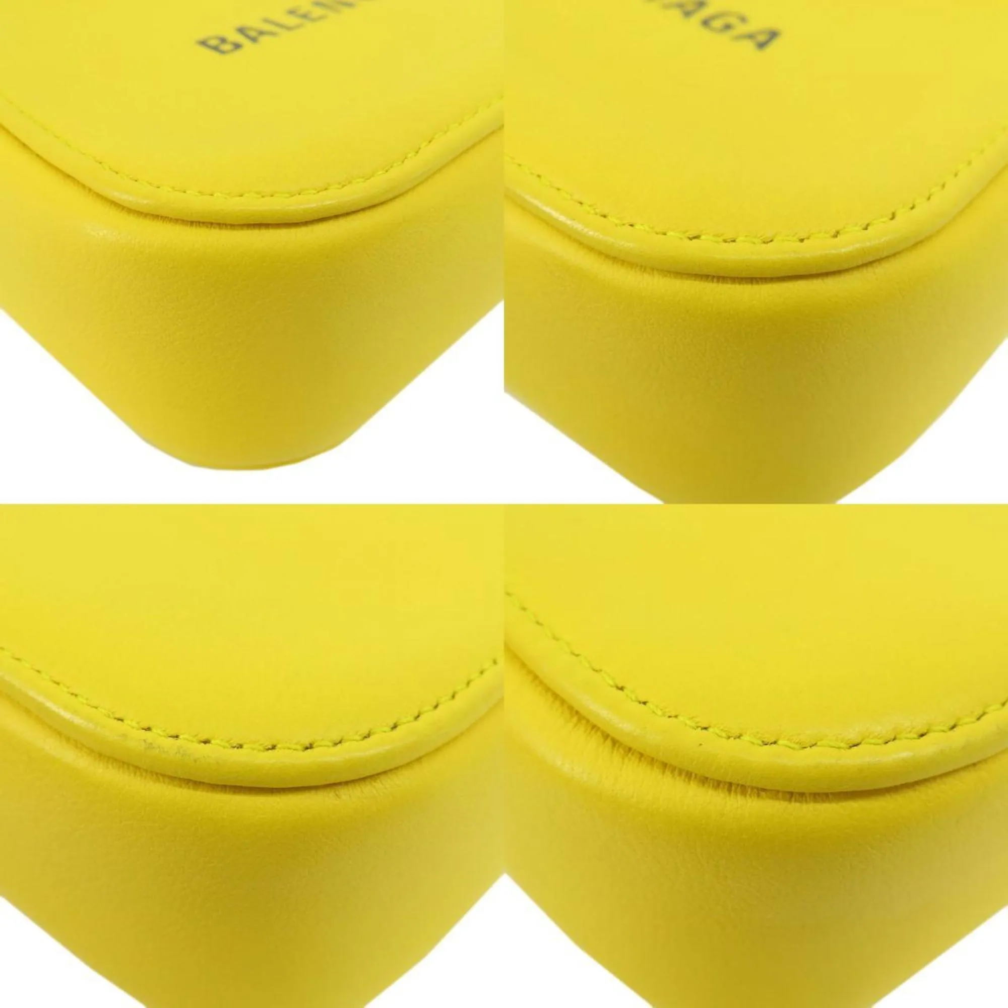 Balenciaga Yellow Leather Bag