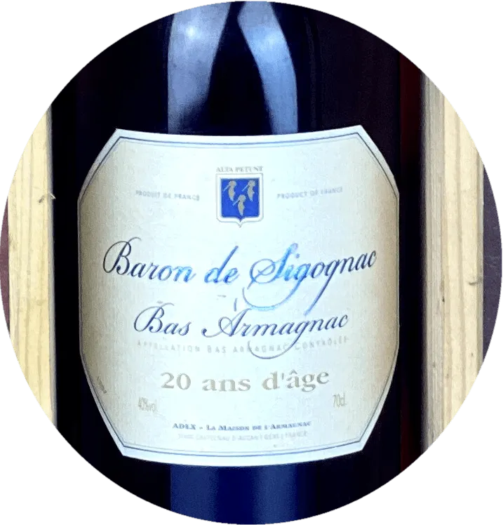 Baron de Sigognac 20 years old 70cl